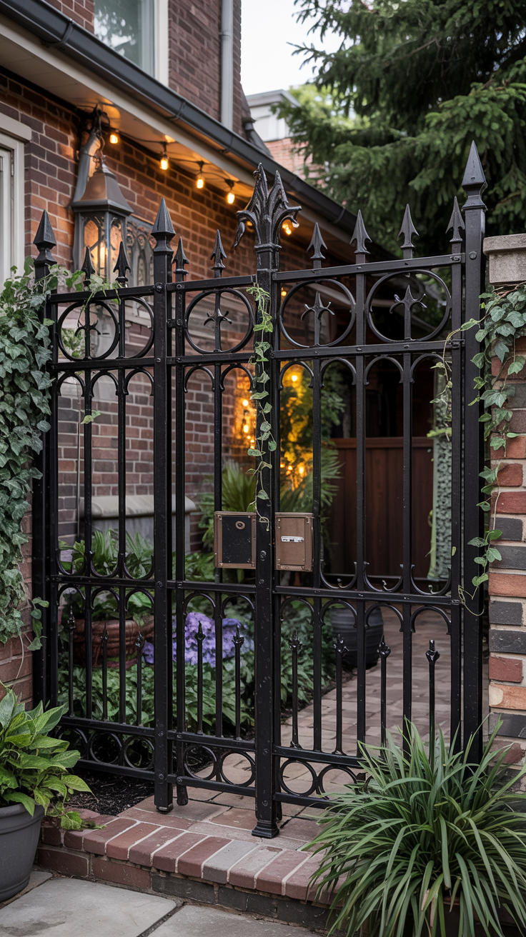 Gothic-Inspired Fencing