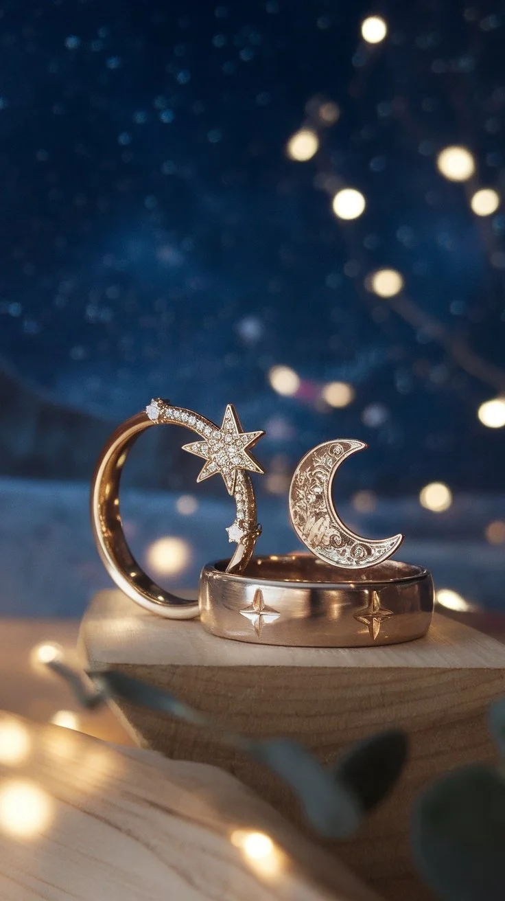 celestial-themed_wedding_rings